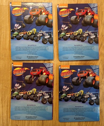 Blaze and the Monster Machines: 4 böcker på eng - Blaze och monstermaskinerna