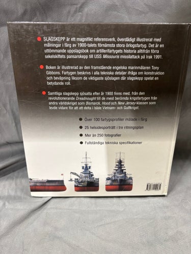 Stora boken om Slagskepp – Bernard Ireland – Inbunden