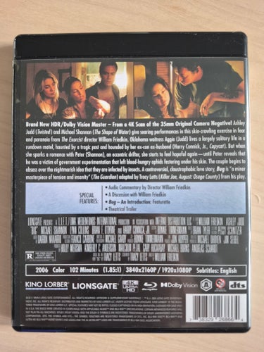 Bug (4K Ultra HD + Blu-ray) skräck ashley judd William Friedkin horror