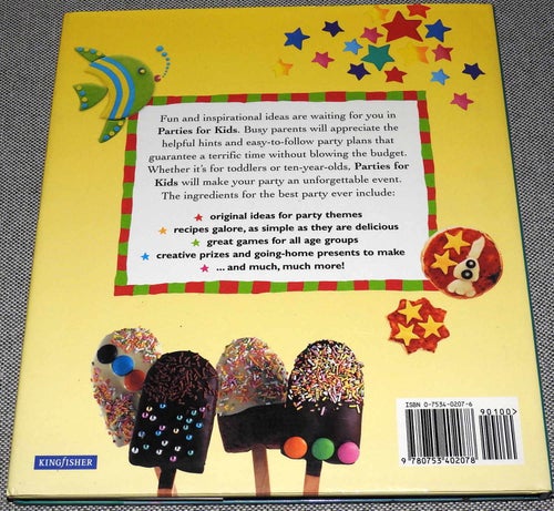 Parties for Kids av Judy Bastyra Inbunden bok. Kingfisher Books. 1998. 80 sidor