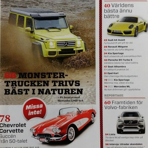 Allt om bilar 2 2016: Corvette 1957, Kia Sportage ny + beg, Porsche 911 Turbo S