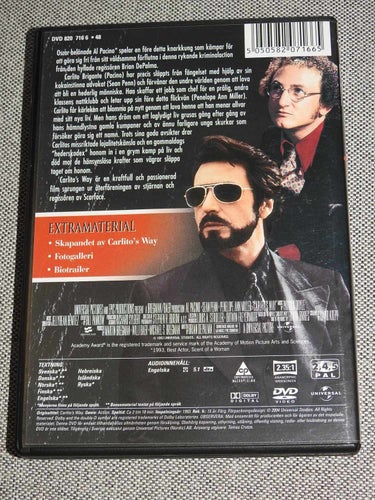 Carlito's Way- Al Pacino (Sean Penn,Penelope Ann Miller)
