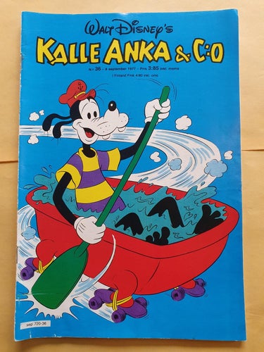 Kalle Anka & Co nr 36 från 1977