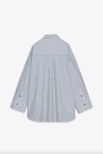 Helt Ny RANDIG POPLINSKJORTA ZW COLLECTION strl XL - taggar kvar