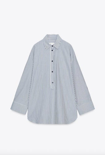 Helt Ny RANDIG POPLINSKJORTA ZW COLLECTION strl XL - taggar kvar