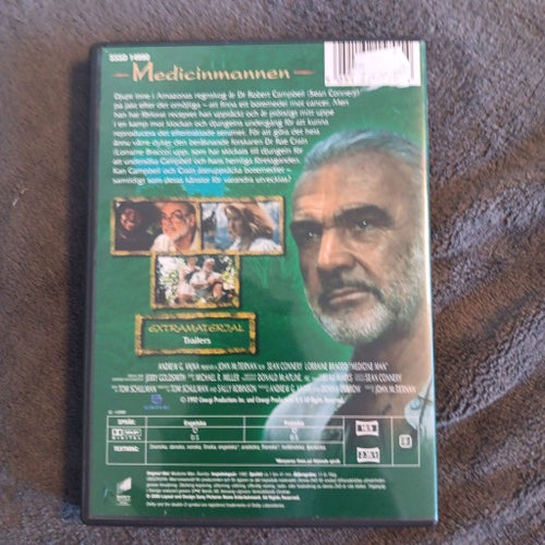 DVD: Medicinmannen (Medicine Man) med Sean Connery