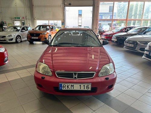Honda Civic 3-dörrar 1.4 Manuell, 90hk, 2000