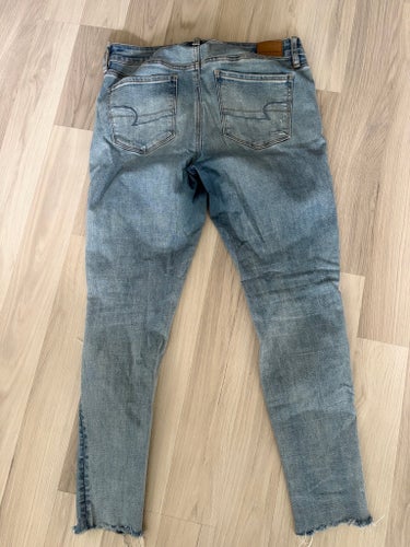 American Eagle blåa jeans, storlek US 8