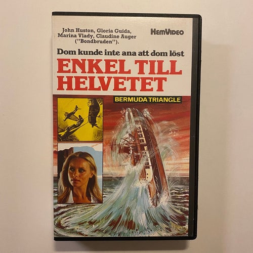 Enkel Till Helvetet (Bermuda Triangle) 1978 - HEMVIDEO - (VHS)