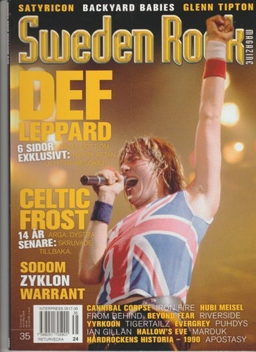 Sweden Rock Magazine - #35. April/Maj 2006. NM (Near Mint)