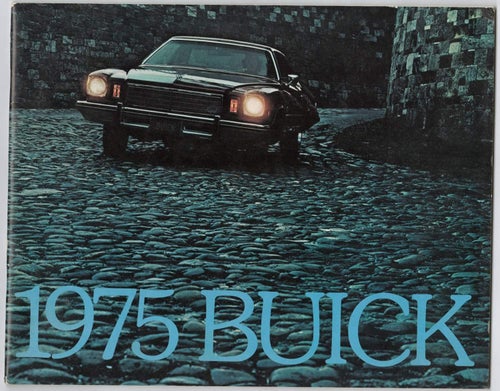 Broschyr. 1975 Buick