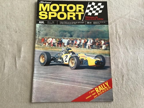 IMS MOTORSPORT NR 8 1968 FORMULA 3 QVARNSTRÖM,RALLY,VÄRMLANDSRALLYT,