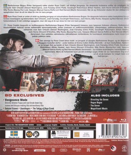 The Magnificent Seven 2016 Blu-ray