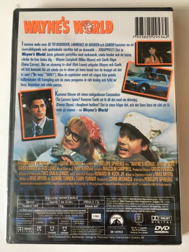 Wayne's world (1992), DVD inplastad