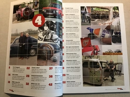 CLASSIC MOTOR NR 4 2017 HUSQVARNA,ALFA ROMEO,BMW 2002,PEUGEOT,PV,PUCH MC 50 KF