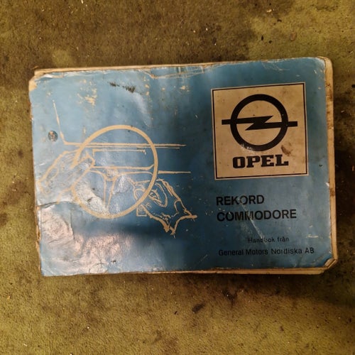 Opel Commodore instruktionsbok