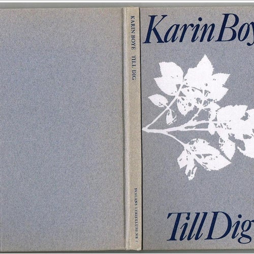 TILL DIG - Karin Boye (1969)
