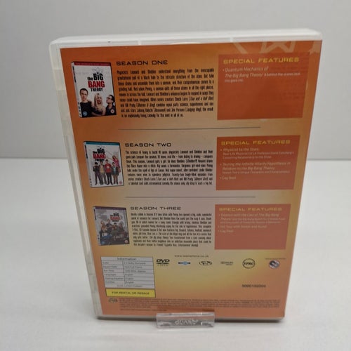The big bang theory säsong 1,2,3 - Region 2, DVD-box, Svensk text, Fint skick