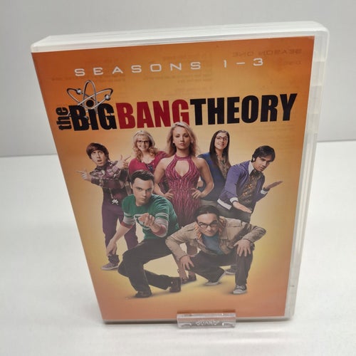 The big bang theory säsong 1,2,3 - Region 2, DVD-box, Svensk text, Fint skick