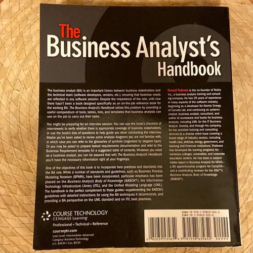 The Business Analyst's Handbook av Howard Podeswa, 2009