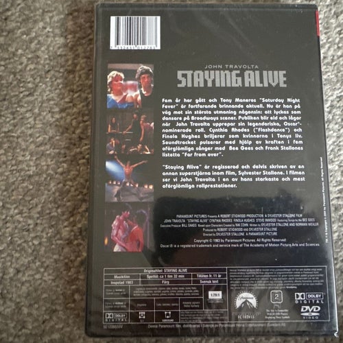 Staying alive, NY INPLASTAD DVD