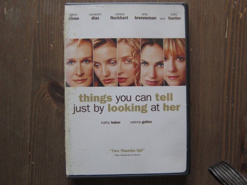 DVD Things You Can Tell Just by Looking at Her (Glenn Close) OBS! Import ej text