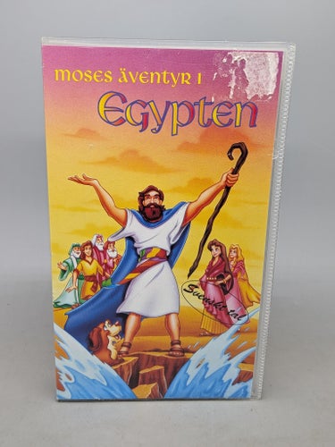 Moses Äventyr I Egypten - Svenskt tal - VHS