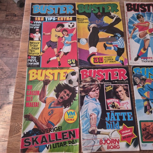 8 stycken Buster 1973