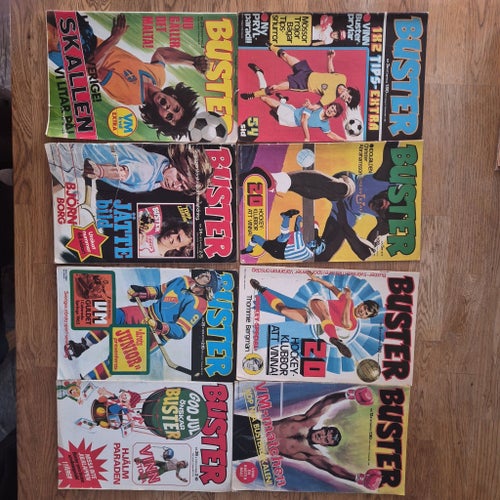 8 stycken Buster 1973
