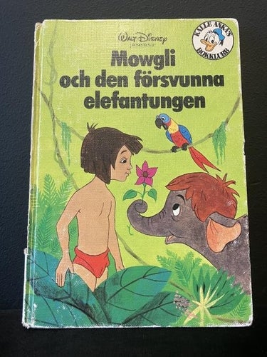Bok - Walt Disney´s Mowgli och den försvunna elefantungen Kalle Ankas Bokklubb