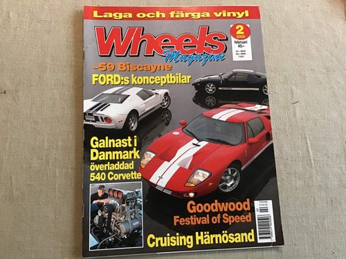 WHEELS NR 2 2005 CRUISING I HÄRNÖSAND,NYA FORD COBRA,CHEVROLET BISCAYNE,MERCURY
