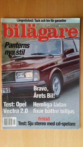 Vi bilägare nr 19 1995: Bristol 401, Toyota Hiace, Opel Vectra 2,0 1996