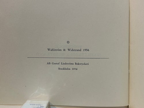 En kväll vid Seinen av Sven Auren. Bok. Very Fine plus