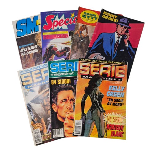 Agentserier - 7 st - Serienytt & Seriemagasinet