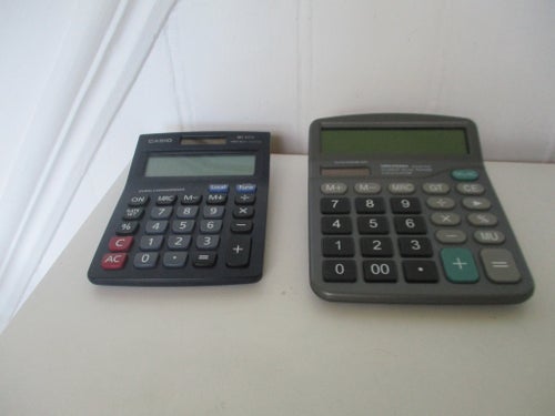2 miniräknare / kalkylator