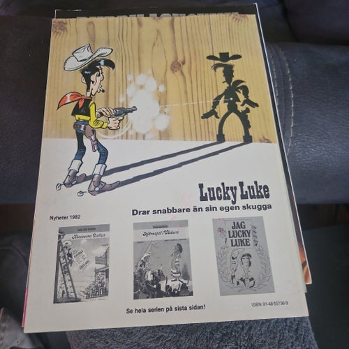 Lucky Lukes äventyr: Stjärnspel i Västern av X. Fauche & J. Léturgie, 1982