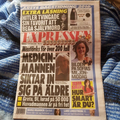 Expressen 21 november 2016