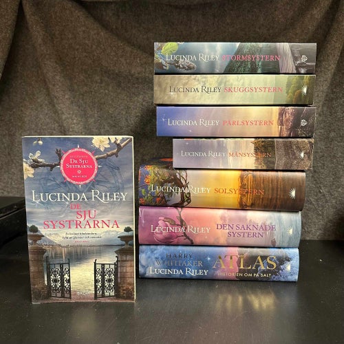 Lucinda Riley - De sju systrarna del 1-8 - Bokpaket