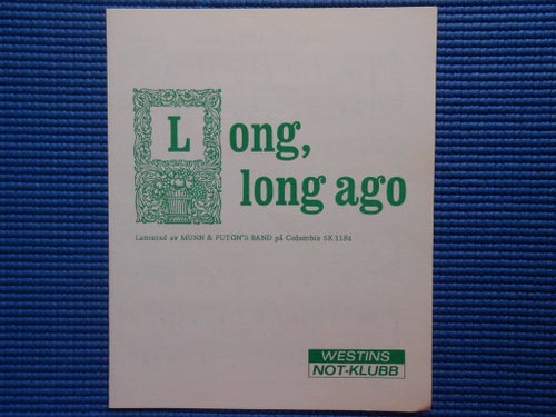 Nothäfte Long long ago 1968