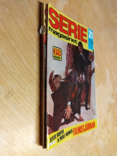 Samling Seriemagasinet 1975 flera nummer 4 styck