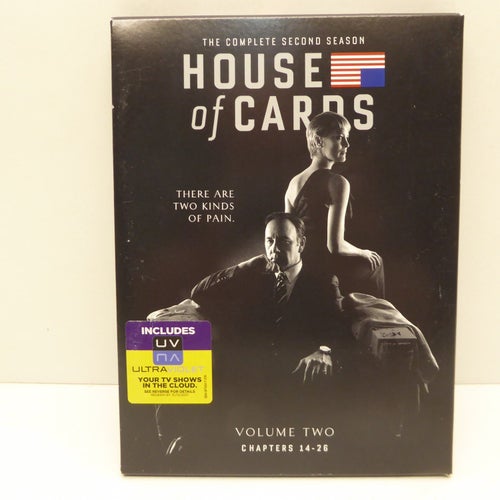 House of Cards Säsong 2 - Region 2, DVD-film, Svensk text, Fint skick