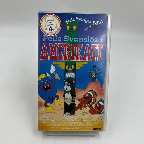 Pelle Svanslös i Amerikatt VHS