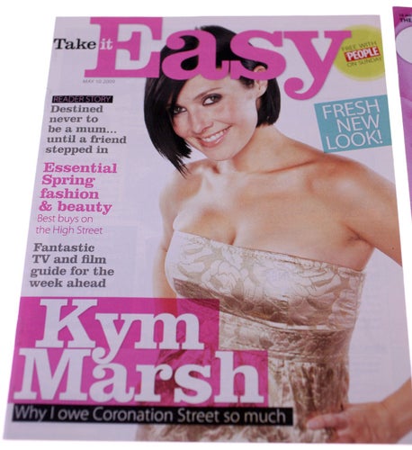 Take it Easy/Celebs on Sunday/Fabulous magazine bundle-May 2009-Kerry Katona-NEW