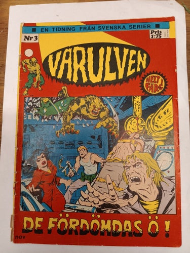 Varulven Nr 3, De Fördömdas Ö!, 1972
