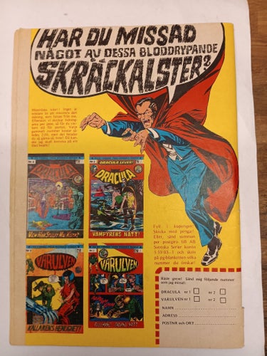 Varulven Nr 3, De Fördömdas Ö!, 1972