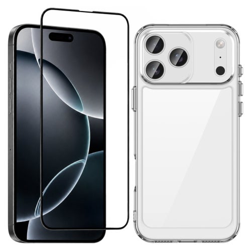 [Paket] iPhone 17 Pro - Skal + 9H Härdat Glas Skärmskydd | Transparent