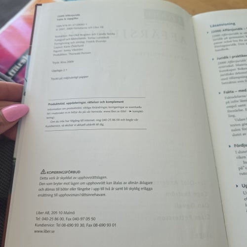 Affärsjuridik av Jan-Olof Andersson, Cege Ekström, Dan Ogvall, Claes