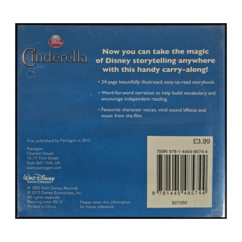 Cinderella: Read To Me Book And Cd