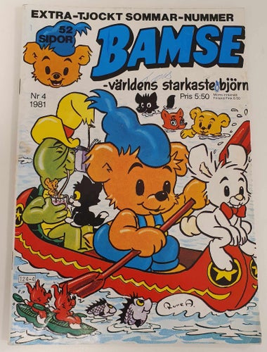 Bamse nr 4 1981 / GD/VG