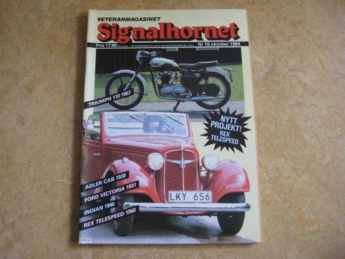 SIGNALHORNET NR 10 1984 MERCEDES 200 S COUPE -57, M.M